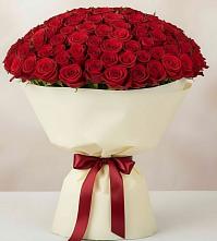 Букет 101 Красная роза Милано #REPLACE_PRED# Рождествено