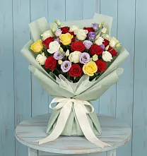 Букет цветов из:  Розы #REPLACE_PRED# Рождествено