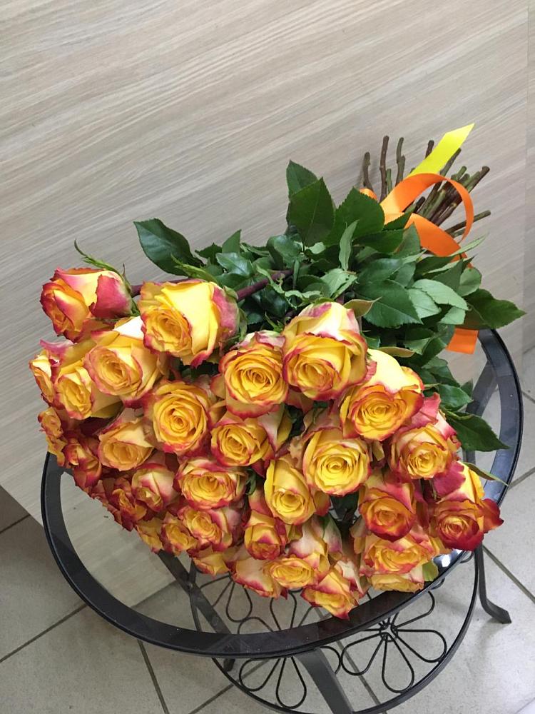 Букет Желтые розы в Рождествено