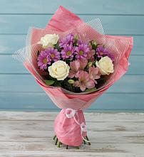 Букет цветов из:  Герберы #REPLACE_PRED# Рождествено