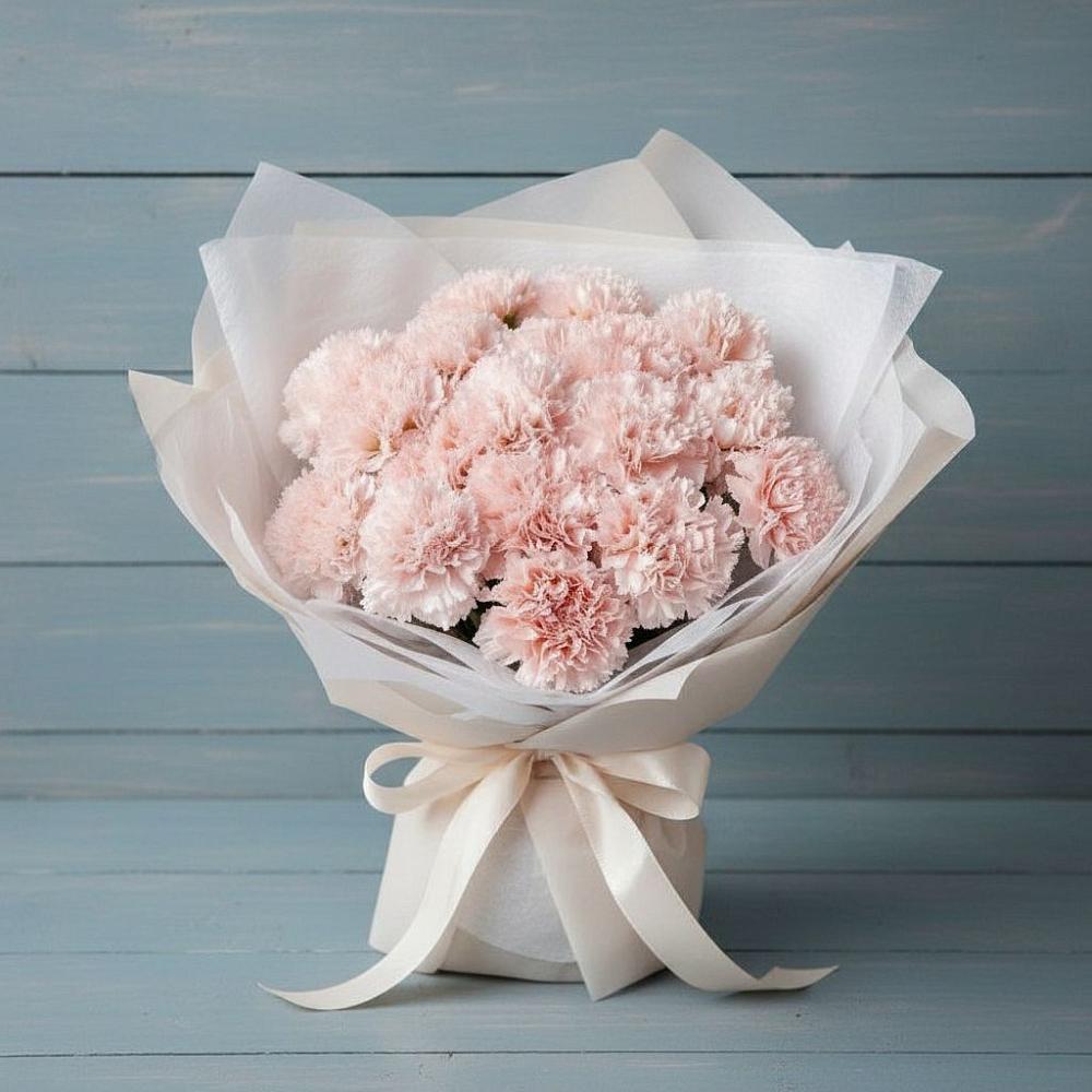 Букет цветов из: Гвоздики в Рождествено