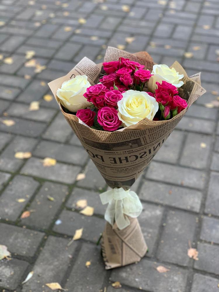 Букет цветов из: Розы в Рождествено