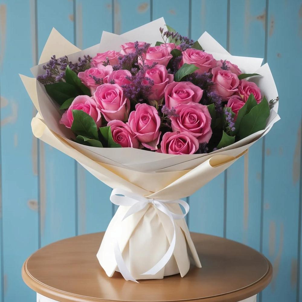 Букет цветов из: Розы в Рождествено