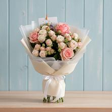 Букет цветов из:  Розы #REPLACE_PRED# Рождествено